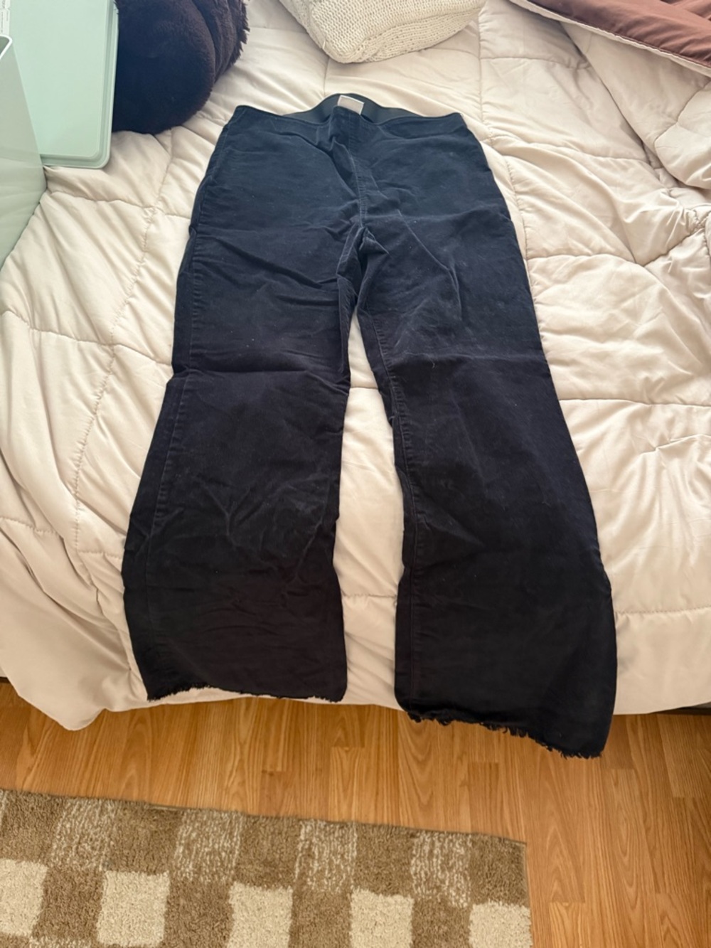 Knox Rose Black Wide Leg Flare Jeans